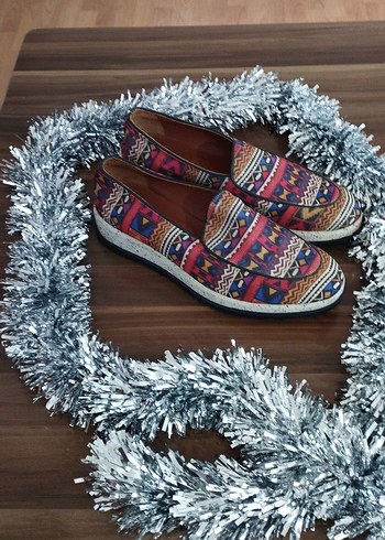 Çok Renkli Erkek Espadril (42 ) numara - Görsel 2