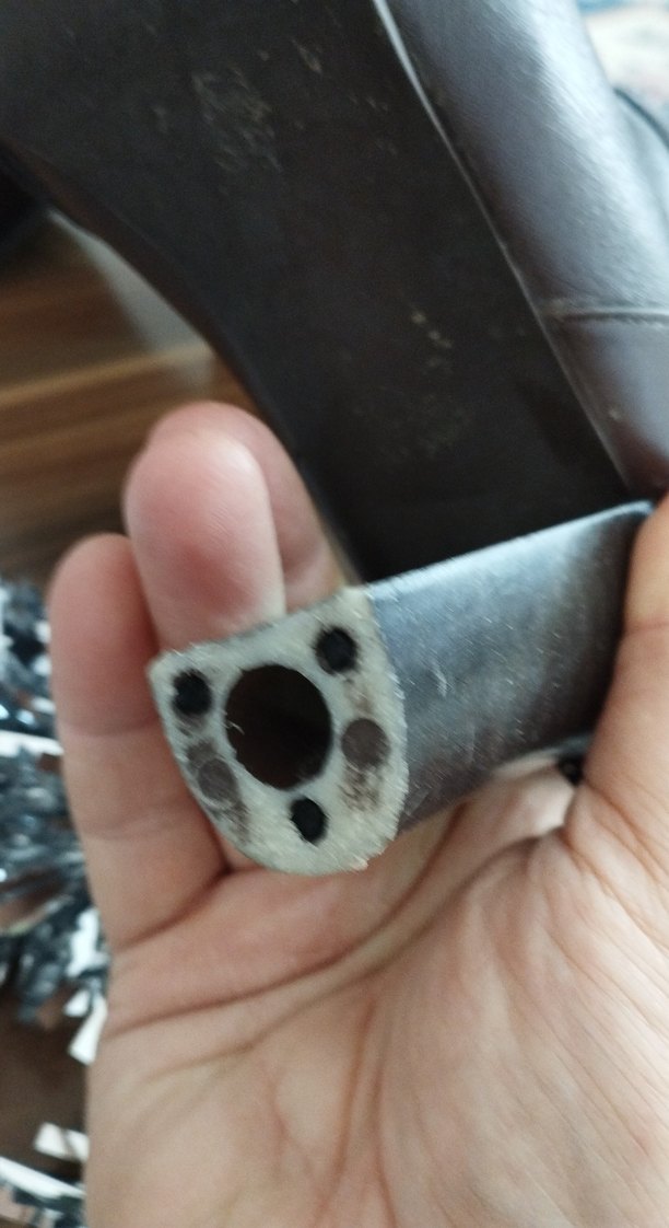 Kahverengi Deri Tokalı Kadın Topuklu Bot çizme - Görsel 5