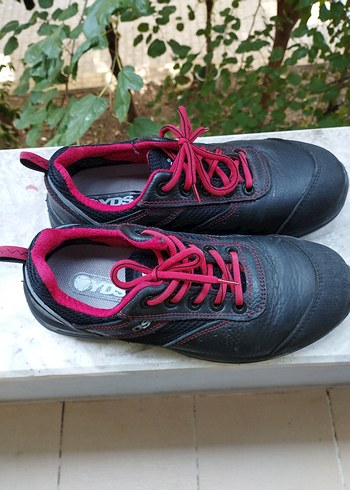 Kırmızı Bağcıklı Erkek iş  Ayakkabısı - Görsel 2