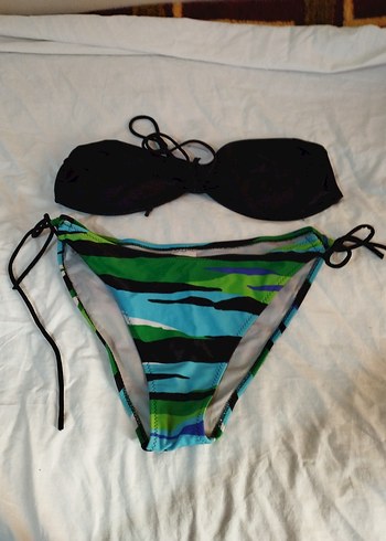 Çok Renkli Bağlamalı Mini Bikini