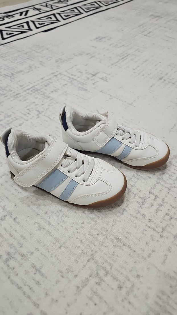 Beyaz Erkek Çocuk Spor Ayakkabı Velcro - Görsel 2