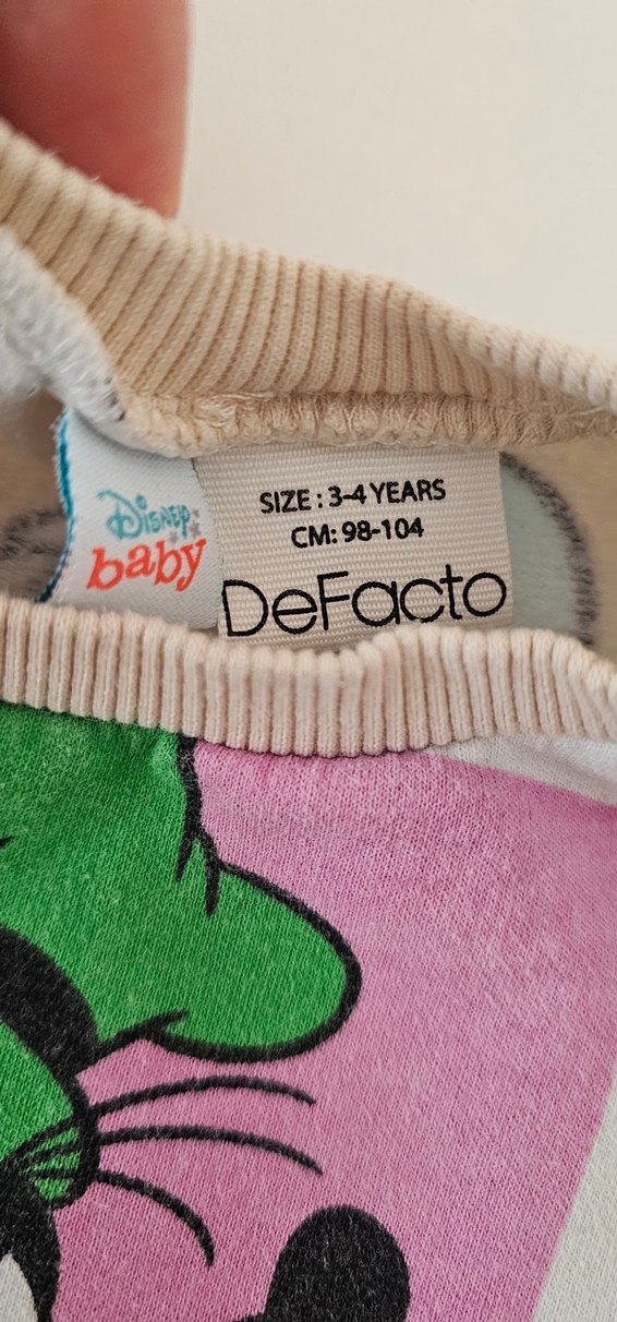 Baskılı Renkli Kız Sweatshirt - Görsel 2