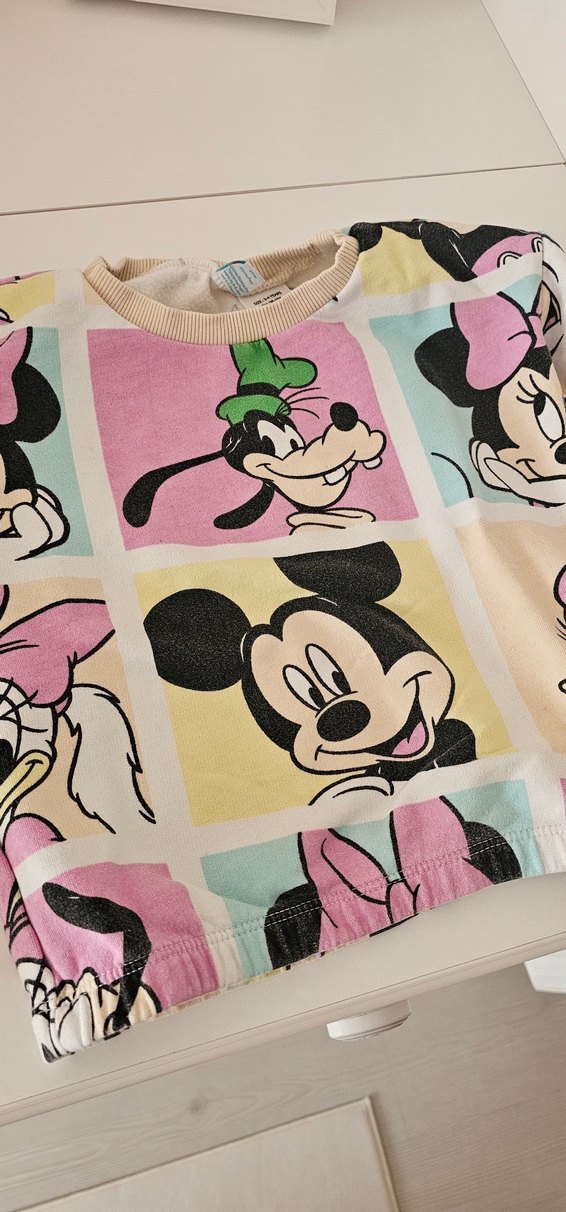 Baskılı Renkli Kız Sweatshirt - Görsel 3