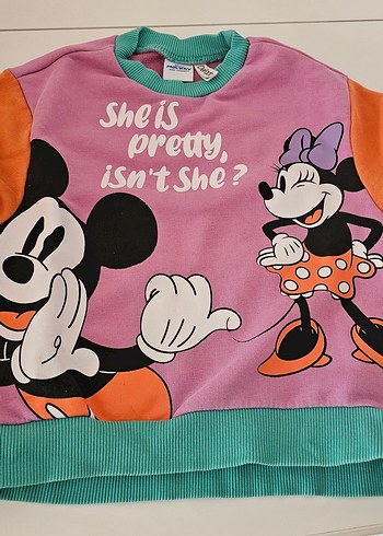 DeFacto Kız Renkli Baskılı Sweatshirt - Görsel 3