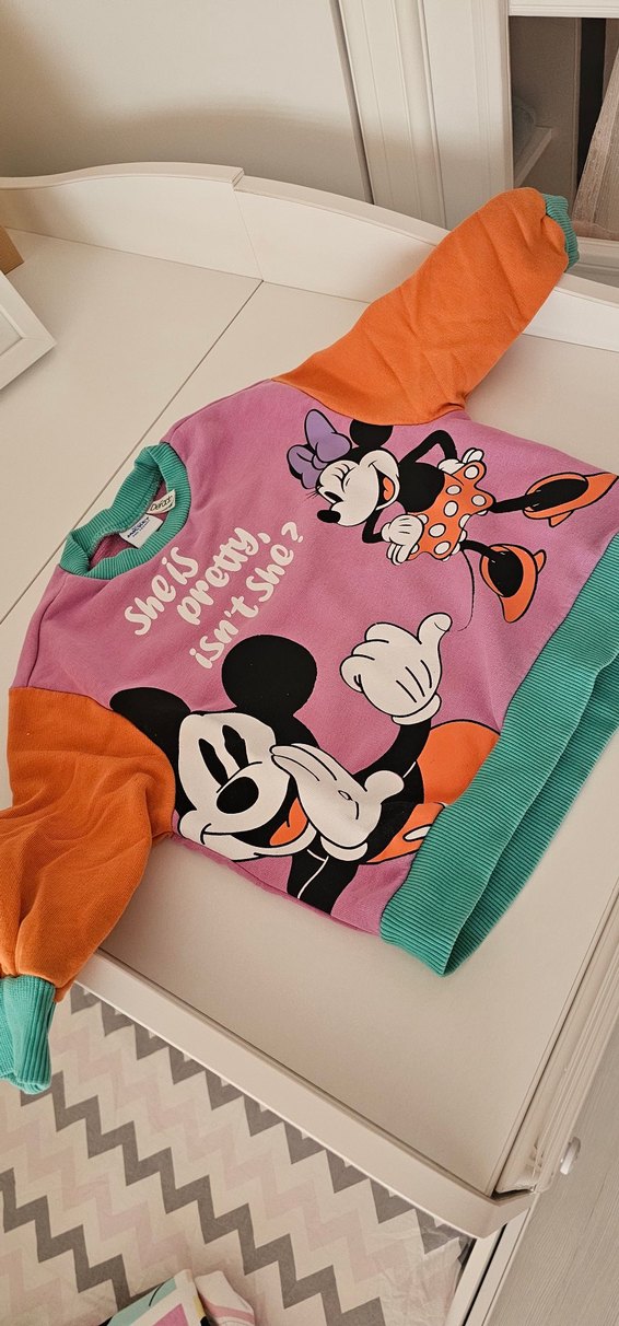 DeFacto Kız Renkli Baskılı Sweatshirt - Görsel 2