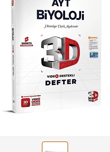 3D Ayt Biyoliji Defteri 