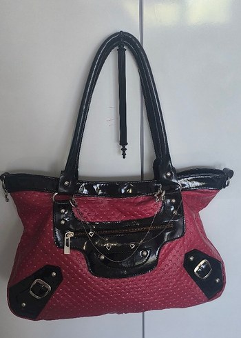 American Vintage Kirmizi y2k tarzi çanta