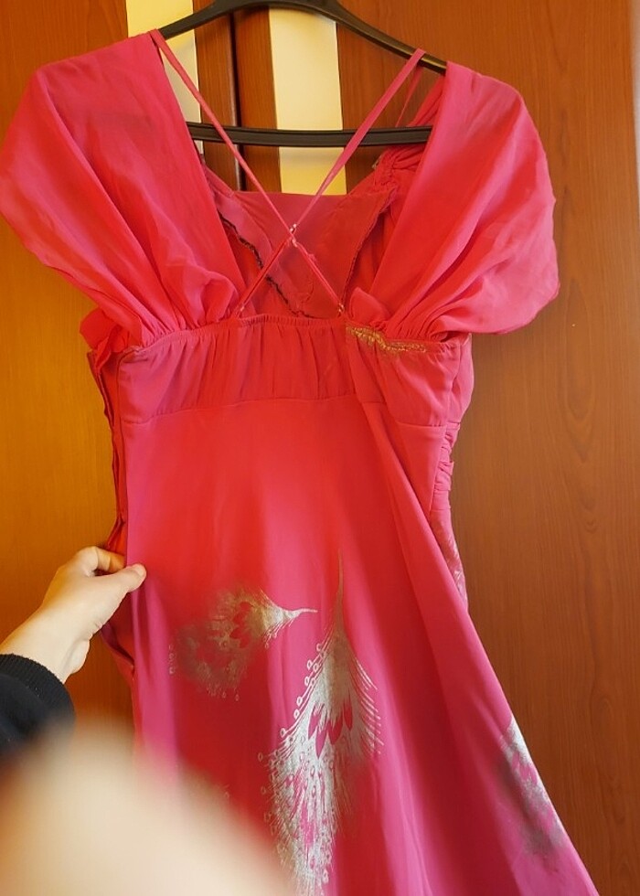 Şık ve zarif.42_44beden için de uyumludur.Esnemeyen kumaş ancak  - Görsel 4