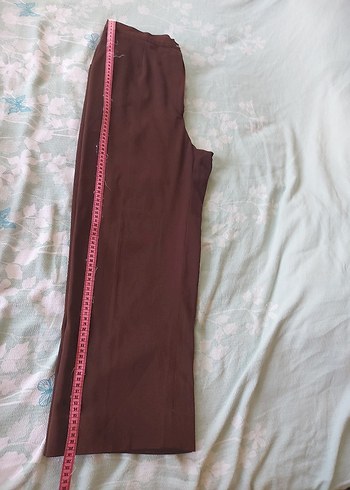 Yüksek bel cepli kadın Pantolon.Bol paça.Özel dikim.Rahat kesim. - Görsel 2