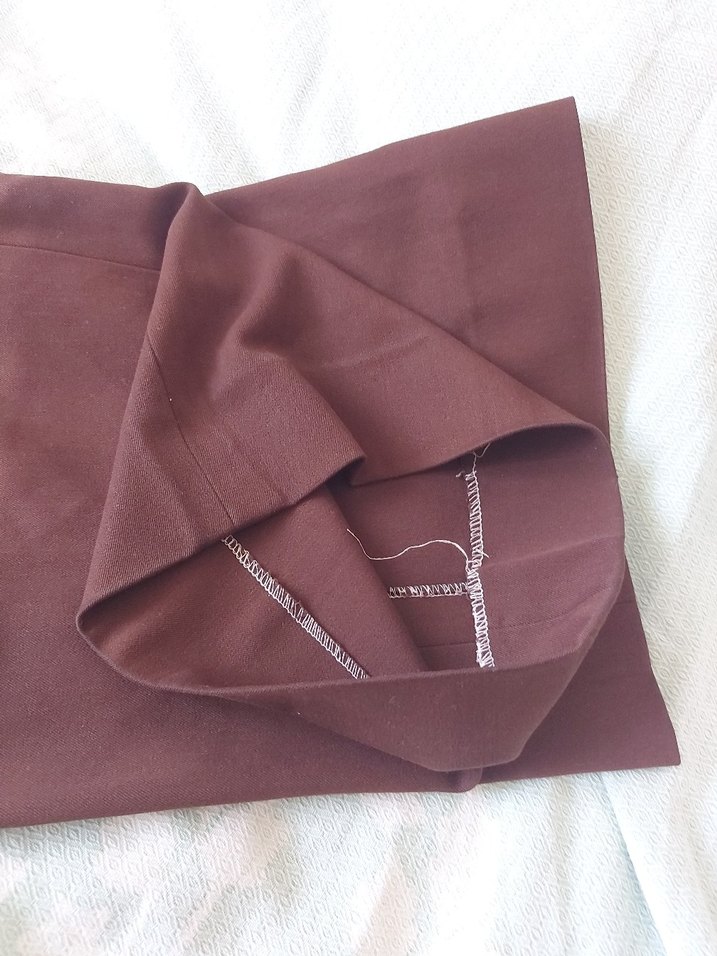 Yüksek bel cepli kadın Pantolon.Bol paça.Özel dikim.Rahat kesim. - Görsel 4