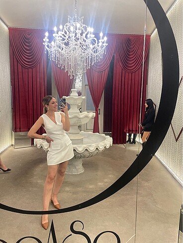 Beyaz elbise - Görsel 4