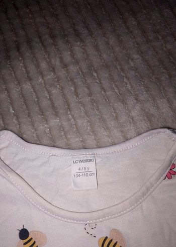 LC Waikiki Kız Çocuk Beyaz Baskılı Kısa Kollu Tişört