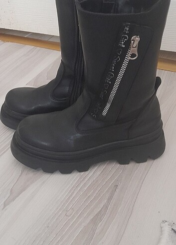 Çocuk deri botu kışlık