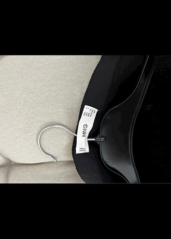 Mango Siyah Kemerli Uzun Kadın Elbise - Görsel 5