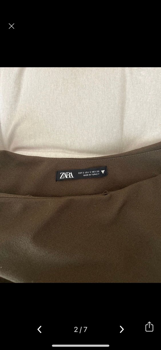 Tek Kollu zara Uzun Elbise - Görsel 2