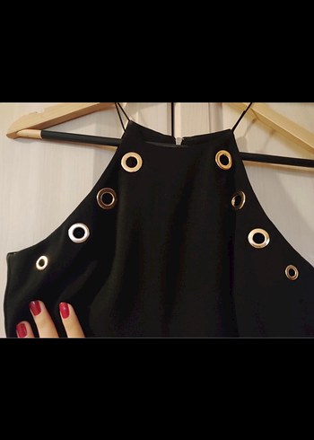 Siyah elbise - Görsel 3