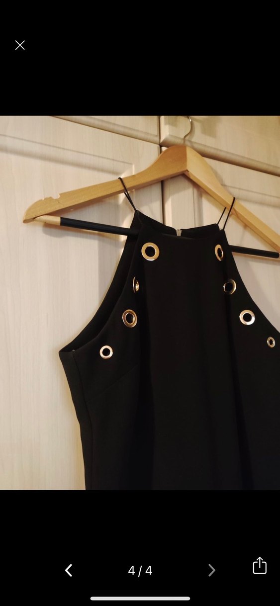 Siyah elbise - Görsel 4