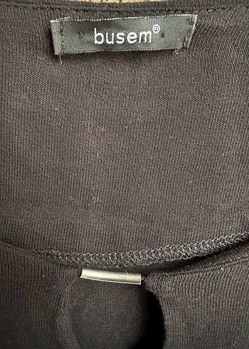 Uzun Kollu Siyah Kadın Bluz - Görsel 3