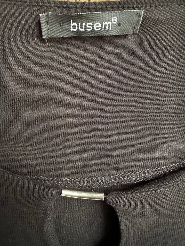 Uzun Kollu Siyah Kadın Bluz - Görsel 3