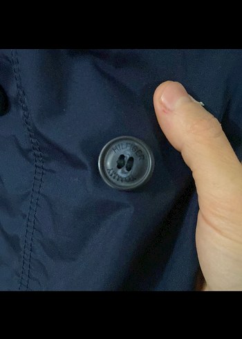 Erkek Lacivert Denim Düğmeli Ceket - Görsel 4