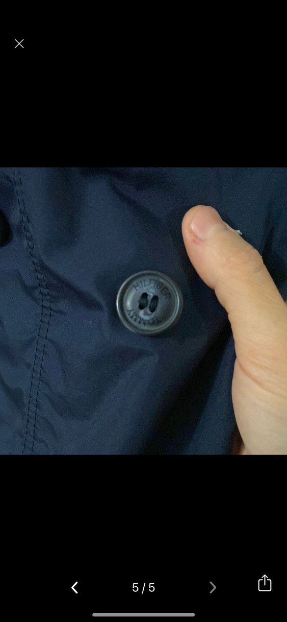 Erkek Lacivert Denim Düğmeli Ceket - Görsel 4