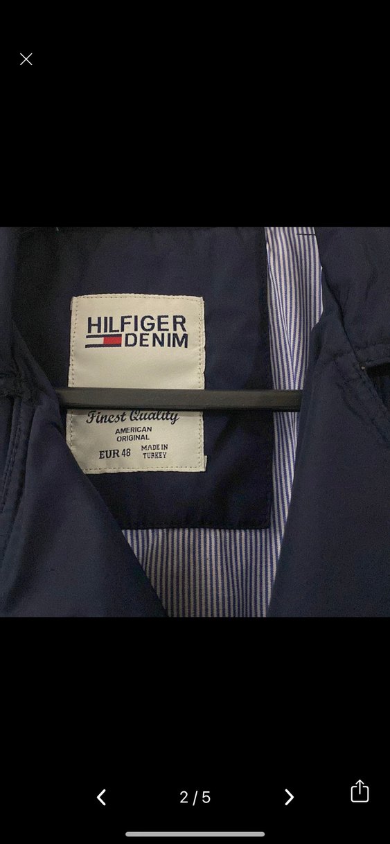 Erkek Lacivert Denim Düğmeli Ceket - Görsel 2