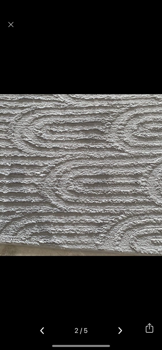 Gri Modern Desenli Halı - Görsel 2