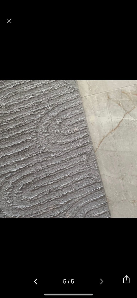 Gri Modern Desenli Halı - Görsel 5