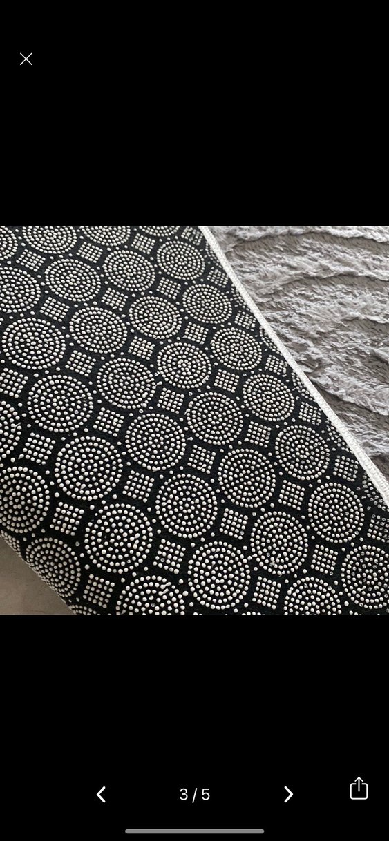 Gri Modern Desenli Halı - Görsel 3