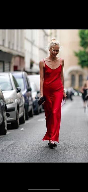 Zara Zara saten viral elbise