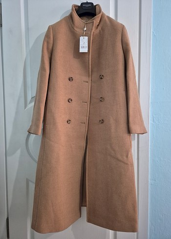 Pierre Cardin Bej Slim Fit Kaşe Kaban - Görsel 2