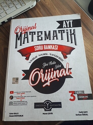 Orijinal yayınları Ayt Soru Bankası 