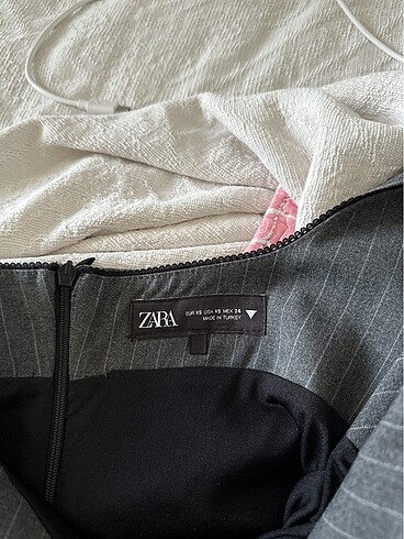 xs Beden gri Renk Zara elbise