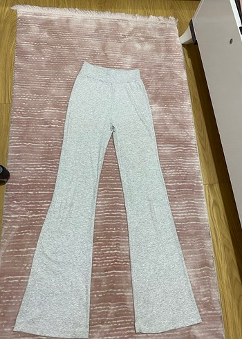 BERSHKA İspanyol paça gri tayt - Görsel 2