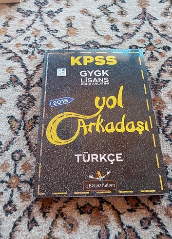 2018 KPSS YOL ARKADAŞI BEYAZ KALEM TÜRKÇE