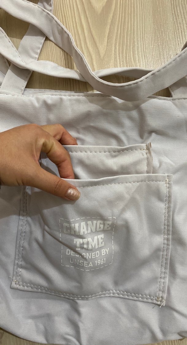 Bej Baskılı Kadın Omuz Çantası - Görsel 2