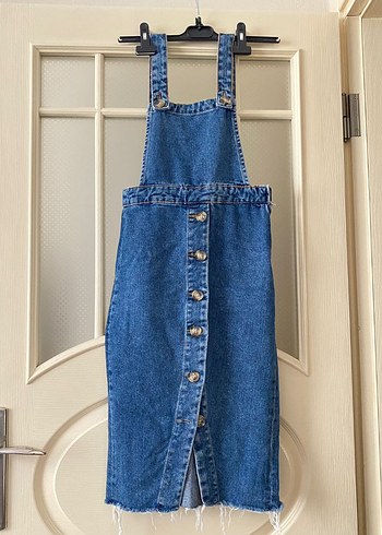 Salopet elbise tulum kot - Görsel 2