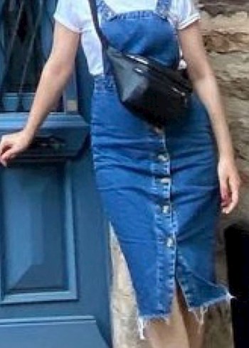 Salopet elbise tulum kot - Görsel 5