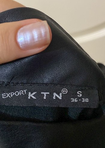 Deri etek siyah - Görsel 2