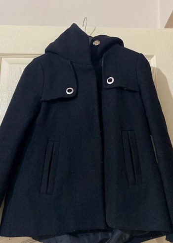 Kaşe kaban şapkalı siyah - Görsel 3