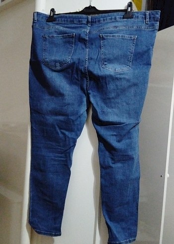 Kadın Mavi dar paça Kot Pantolon - Görsel 2