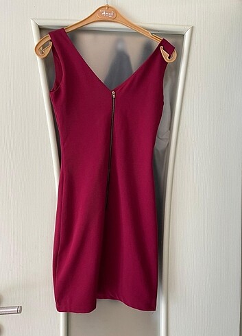 Quzu BORDO ELBİSE