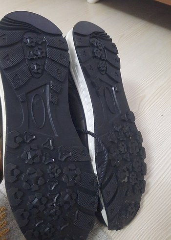 Erkek Siyah Kamuflaj Bağcıklı Spor Ayakkabı - Görsel 3