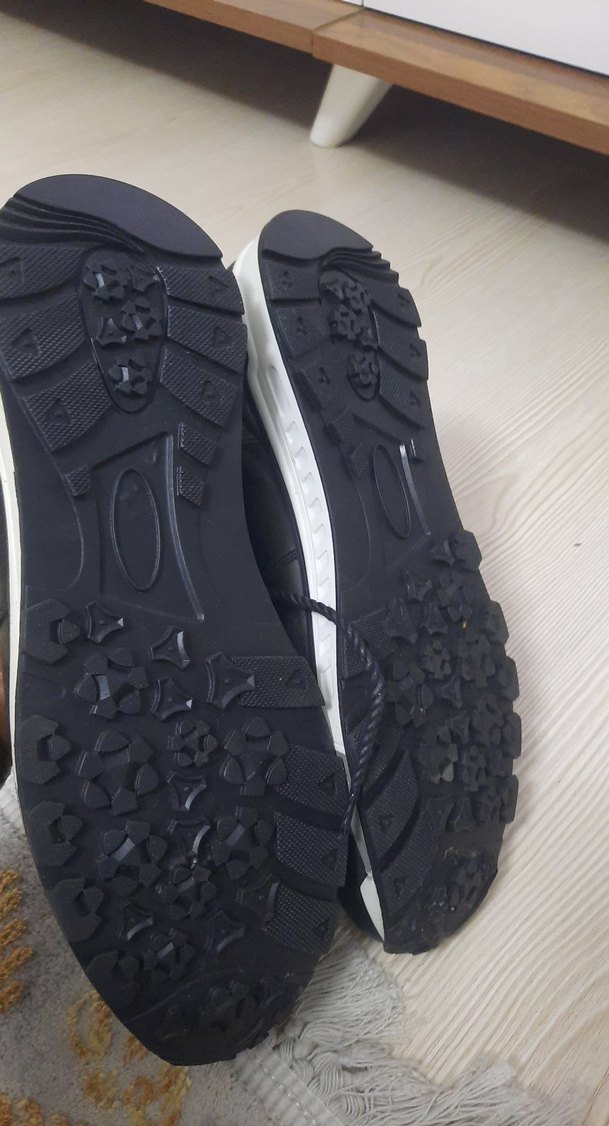 Erkek Siyah Kamuflaj Bağcıklı Spor Ayakkabı - Görsel 3