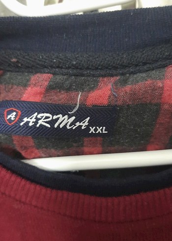 Bordo Erkek Triko Bisiklet Yaka Kazak - Görsel 3