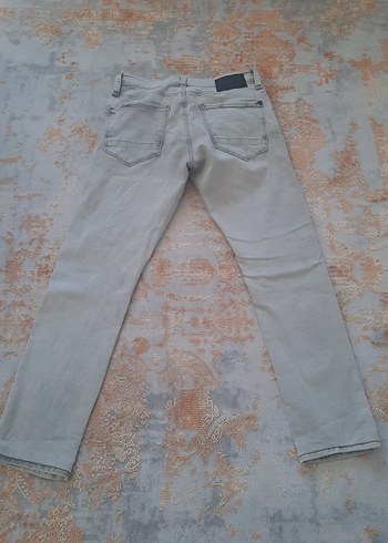 Gri Regular Fit Erkek Kot Pantolon - Görsel 5