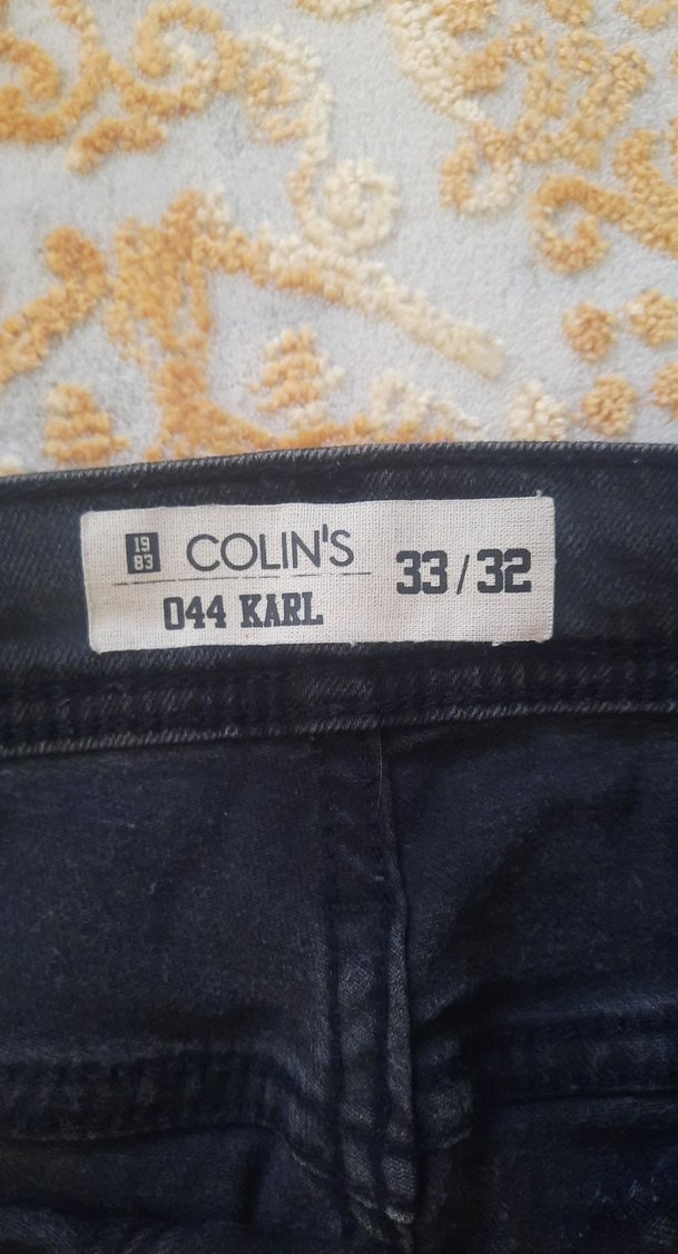 siyah erkek kot pantolon - Görsel 2