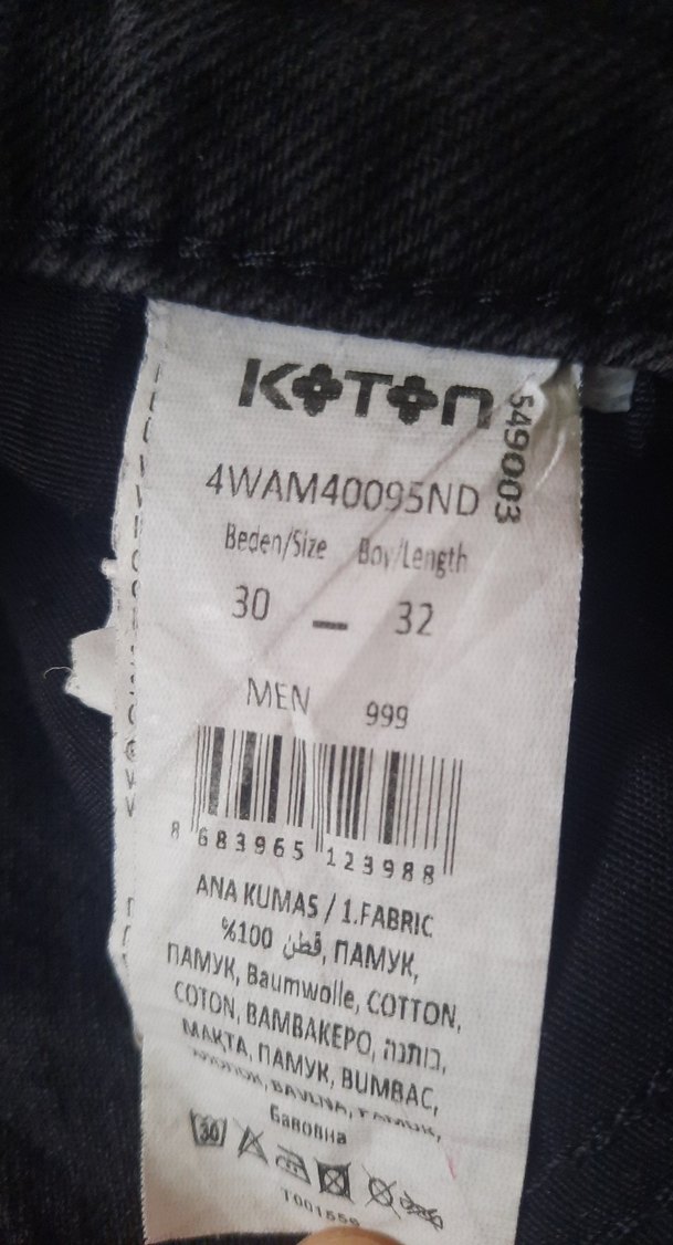 Siyah Regular Fit Denim Kadın Jean - Görsel 3