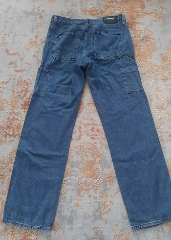 Gri Tonlu Mavi Kadın Denim Pantolon - Görsel 4