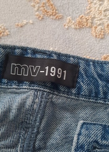 Gri Tonlu Mavi Kadın Denim Pantolon - Görsel 2